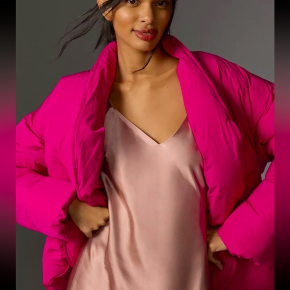 Anthropology, Maeve Crop Cocoon Puffer Jacket. Price firm. - Picture 1 of 10